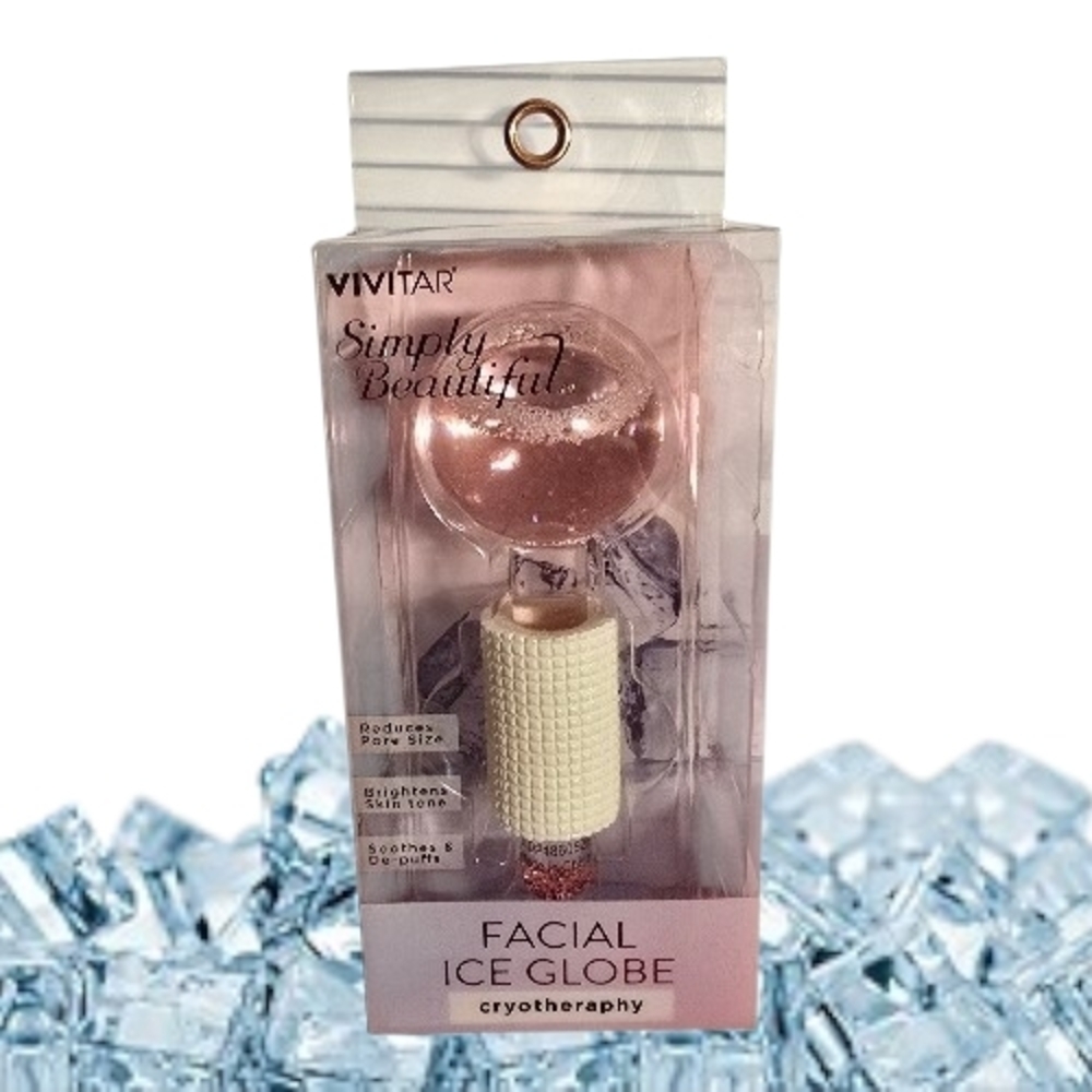 ❄️ Vivitar Simply Beautiful Facial Ice Globe – Cryotherapy Skin Tool